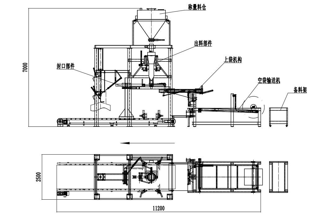 全自動噸袋包裝秤，全自動噸袋包裝機(jī)，全自動大袋包裝秤